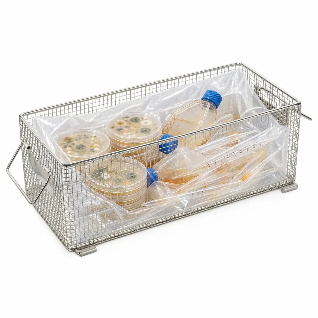 Contaminated cultures and disposables